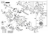 Bosch 3 601 G95 0R0 GWS 17-125 CI Angle Grinder Spare Parts